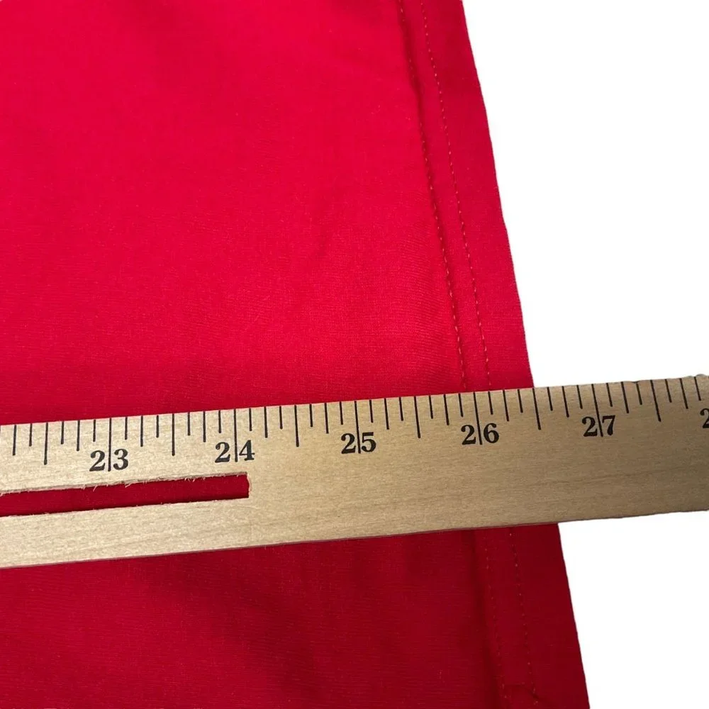 Hanes Adult Med‎ Red Tee Shirt Short Sleeve Crew Neck